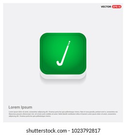Hockey IconGreen Web Button