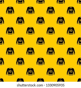 Hockey jersey pattern seamless vector repeat geometric yellow for any design