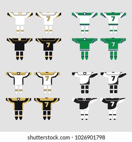 Hockey Jersey. Vector Illustration