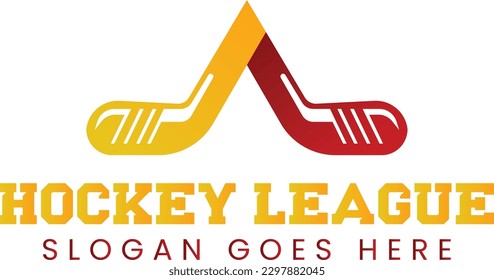 Logo der Hockey League Design-Hockey League-Vektorlogo