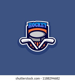 Hockey Logo Design Vector
