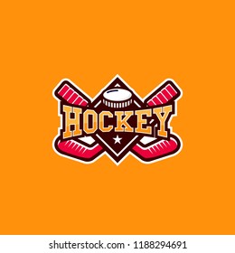 Hockey Logo Design Vector