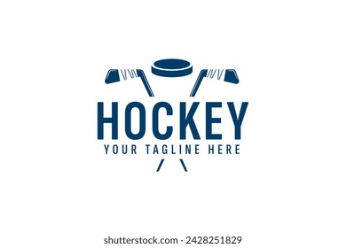 hockey logo vector icon illustration