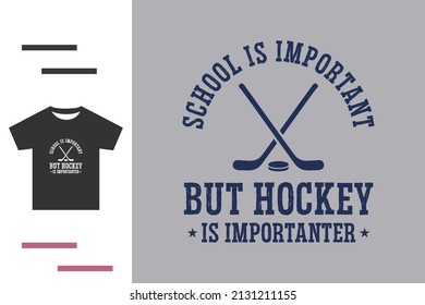 Hockey lover t shirt design