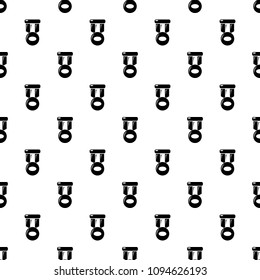 Hockey medal pattern vector seamless repeating for any web design