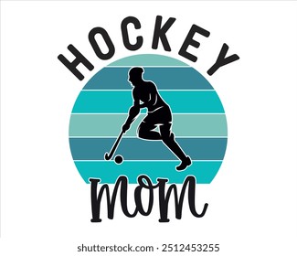 hockey mom player plays field hockey on a sunny day female hockey player hits the ball with a stick