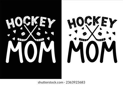 Hockey mom t shirt design