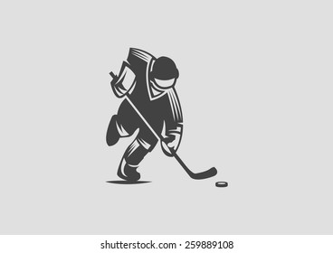 hockey monogram