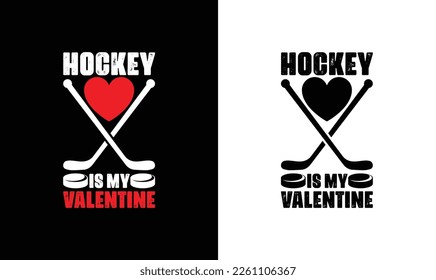 Hockey Quote T Shirt Design, Typografie