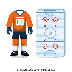 hockey on ice sport game to competition