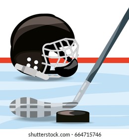 hockey on ice sport game to competition