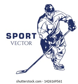 Similar Images, Stock Photos & Vectors of Hockey Player - 92536210