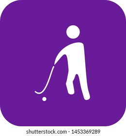 Hockey Player icon for your project
