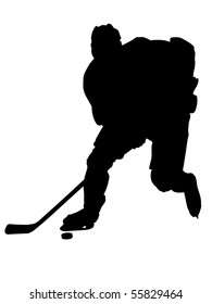 Hockey  The Player   The Puck The Graphics  The Silhouette 