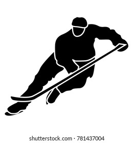 hockey player vector