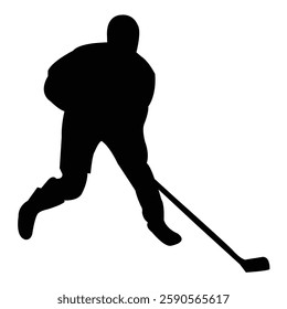 Hockey players playing background forward template image picture photo vector art silhouette