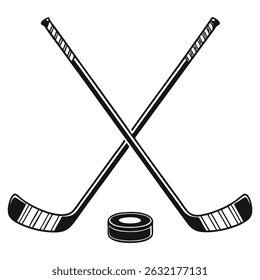 Hockey players' silhouettes in winter sports action