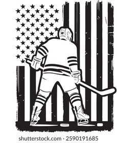 hockey players, two three name, flag game day, Fan, Puck, bundle, Love, split, frame, player