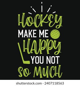 Hockey playing typography or graphics tshirt design 