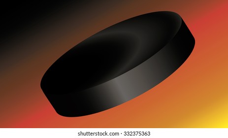 hockey puck flies over Hellfire