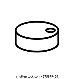 hockey puck icon illustration isolated vector sign symbol