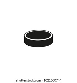 hockey puck icon. sign design