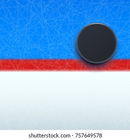 hockey puck on line