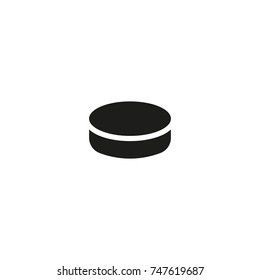 Hockey Puck Vector Icon