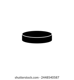 hockey puck vector icon. hockey puck symbol flat trendy style illustration on white background..eps