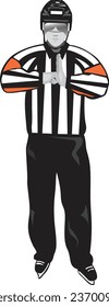 Hockey Referee Signal Vector Eps