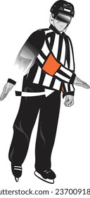 Hockey Referee Signal Vector Eps