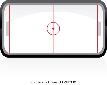 Hockey Rink Arena Tablet