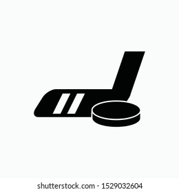 hockey sign icon vector isolated
