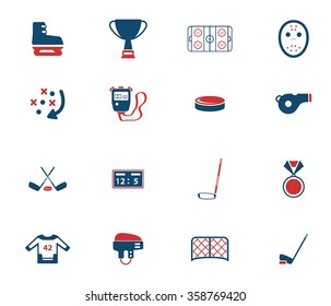 Hockey simply icons for web
