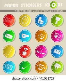 Hockey simply symbol for web icons and user interface