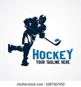 Hockey Sport Logo Designs Template 