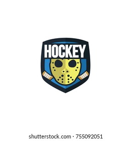 Hockey sport logo & emblem vector