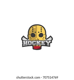 Hockey sport logo vector emblem