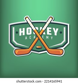 Hockey Sports Academy Logo Design