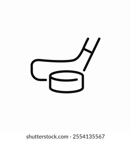 hockey sports icon sign vector
