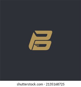 hockey sports PB logo vector