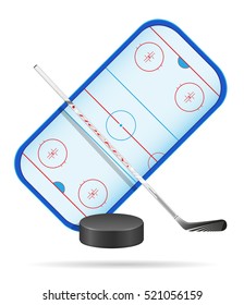 hockey stadium vector illustration isolated on white background