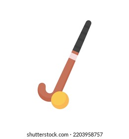 hockey stick and ball Equipment for playing sports on ice.