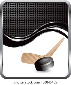 hockey stick black layout