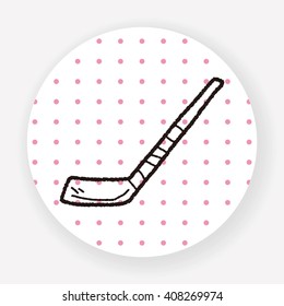 Hockey stick doodle