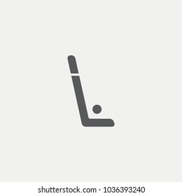 Hockey stick Flat Icon