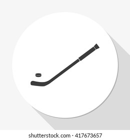 Hockey stick icon.