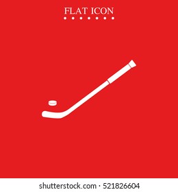 Hockey stick icon.