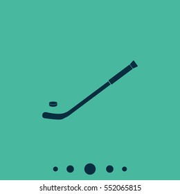 Hockey stick icon.