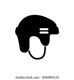 Hockey stick icon, logo isolated on a white background
